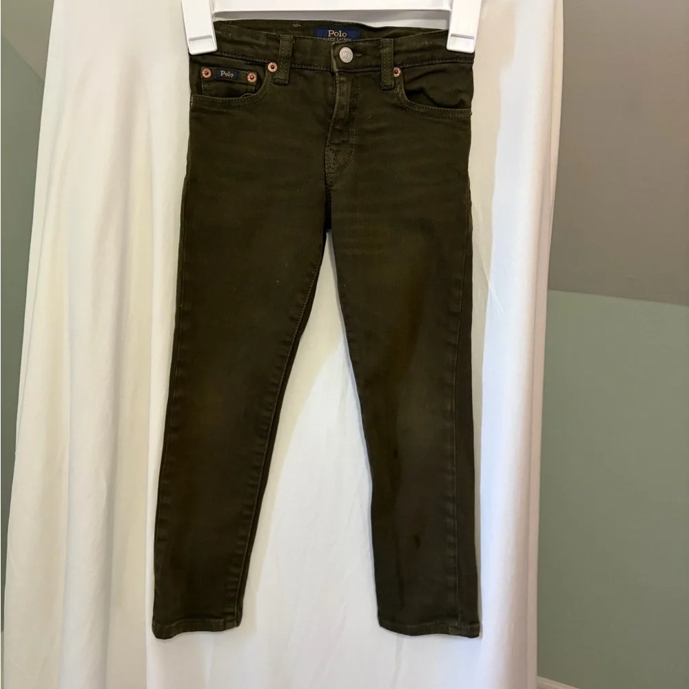 Ralph Lauren Polo Dark Green kids pants size 5
